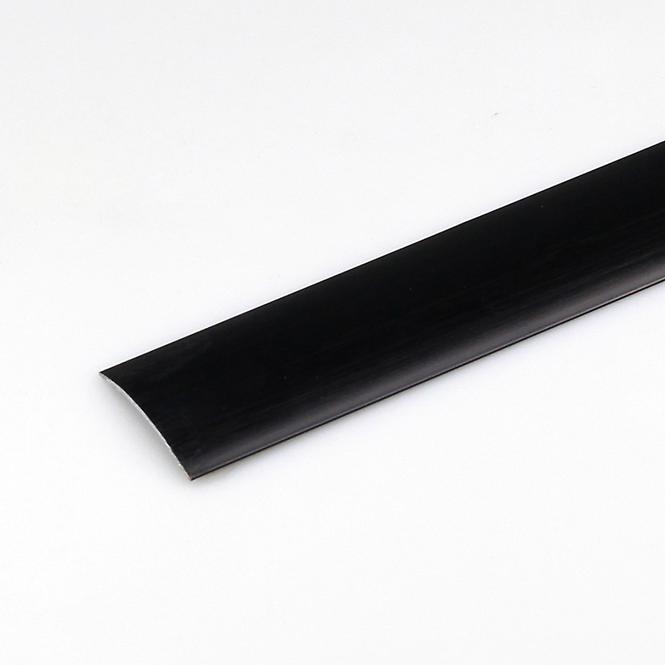 Profil podłogowy samoprzylepny aluminiowy szczotkowany czarny 3.2x30x900