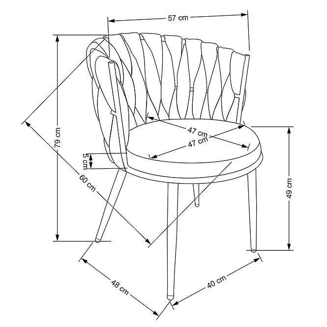 Krzesło K516 krem