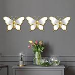 Zestaw lusterek dekoracyjnych w kształcie motyla (3szt) 