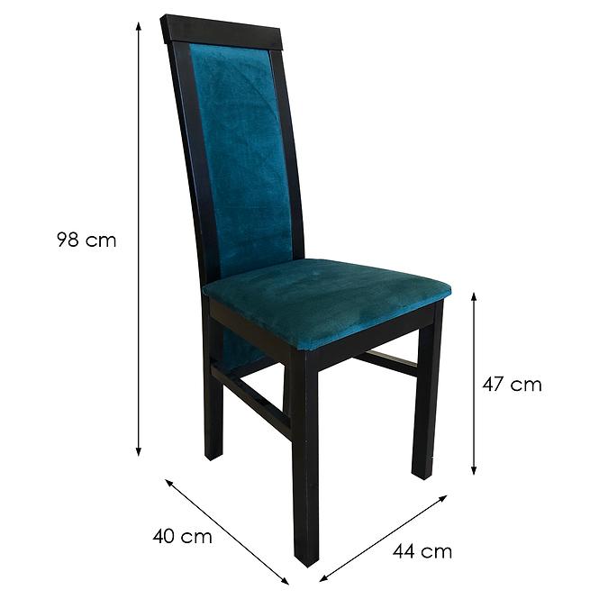 Krzesło W80 czarne monolith 37