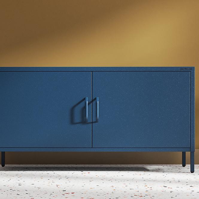 Szafka RTV Metalowa Rosa Modern Dark Blue