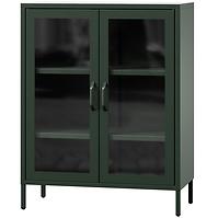 Witryna Metalowa Gina Modern Bottle Green