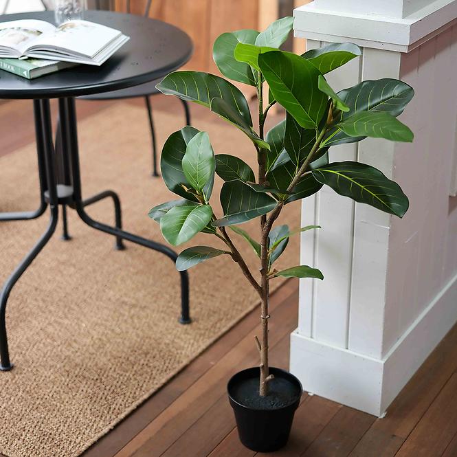 Sztuczny kwiat w doniczce Ficus Alpine 92 cm