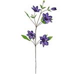 Sztuczny powojnik 4-kwiatowy w doniczce clematis 75 cm