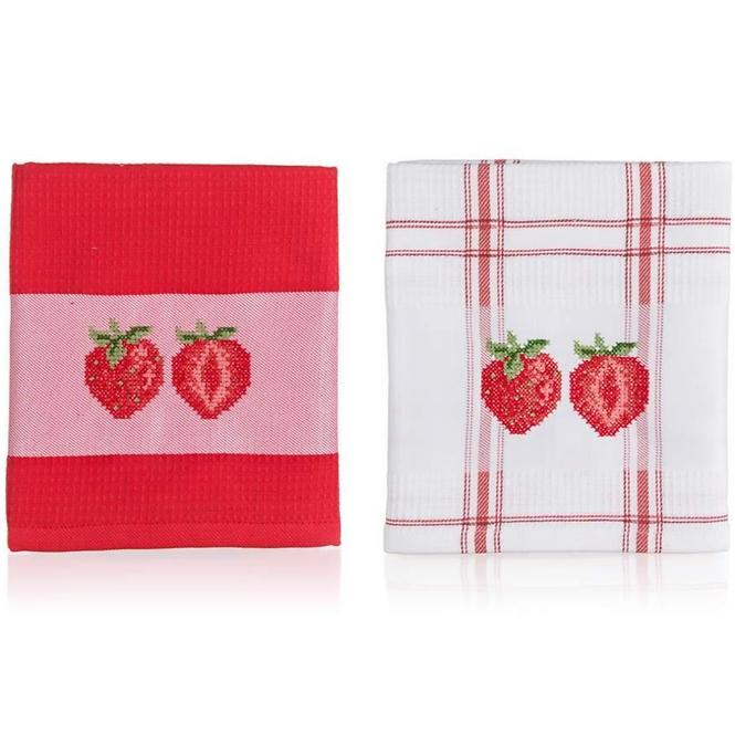 Komplet ścierek kuchennych 45x70 cm strawberry 10005846