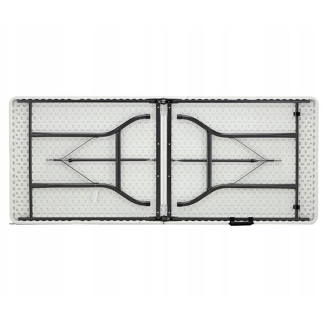 Stół turystyczny składany biały 180X75X72CM