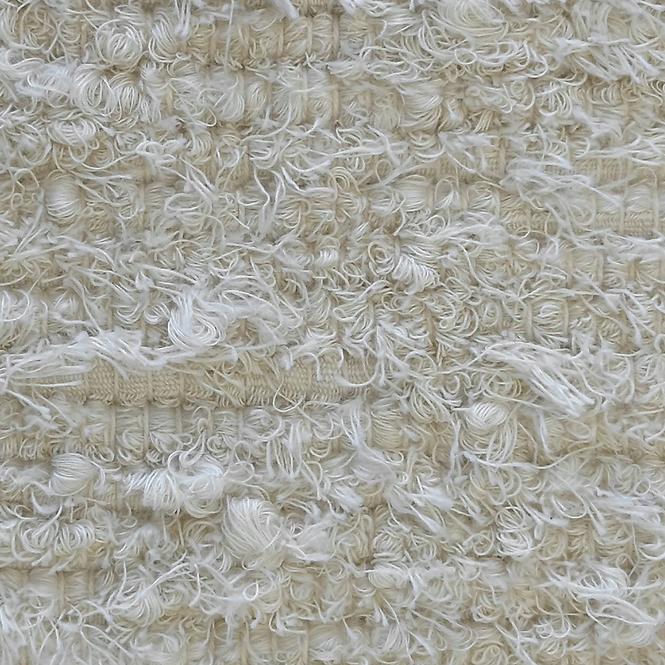 Ręcznie tkany dywan bawełniany Milan B 0,6/2,0 biały