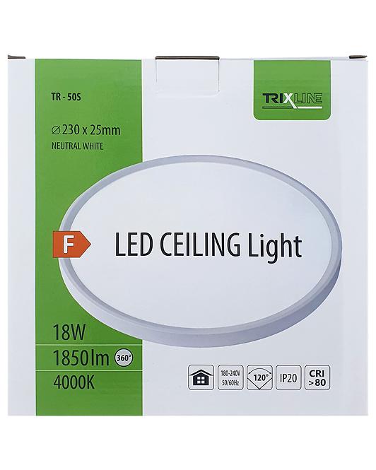 Plafon Led TR-50S 18W 4000K biały