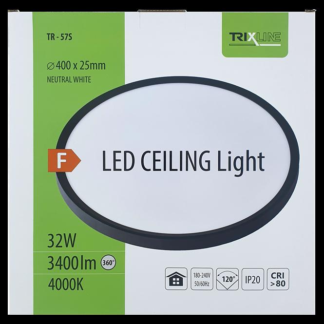 Plafon Led TR-57S 32W 4000K czarny