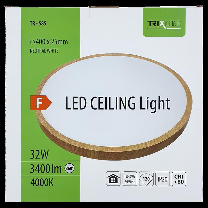 Plafon Led TR-58S 32W 4000K dąb