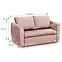 Sofa Bella Lux 120 Terra 61,7