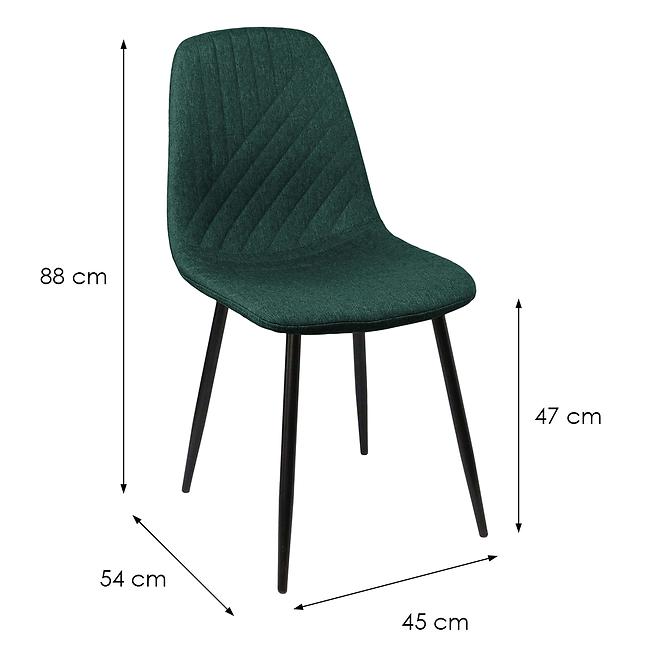 Krzesło Eva zielone