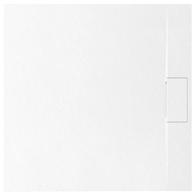 Brodzik kwadratowy Bazalt white 90x90