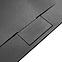 Brodzik prostokątny Bazalt Long black 90x120,4