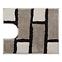 Komplet dywaników łazienkowych 50x80+55x45cm Brązowe Cegiełki,2