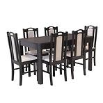 Zestaw stół i krzesła Antek 1+6 ST657 II KR575 wenge BR2441 premium4