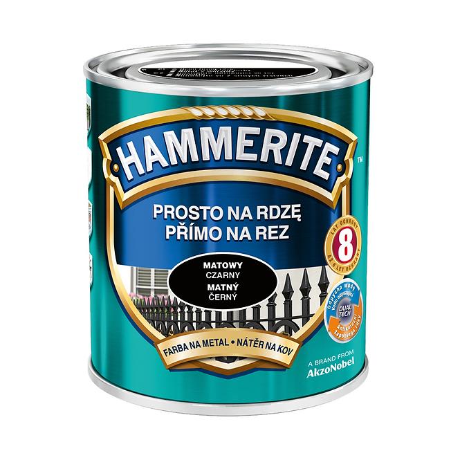 Hammerite Prosto Na Rdzę Mat Czarny 0,7l