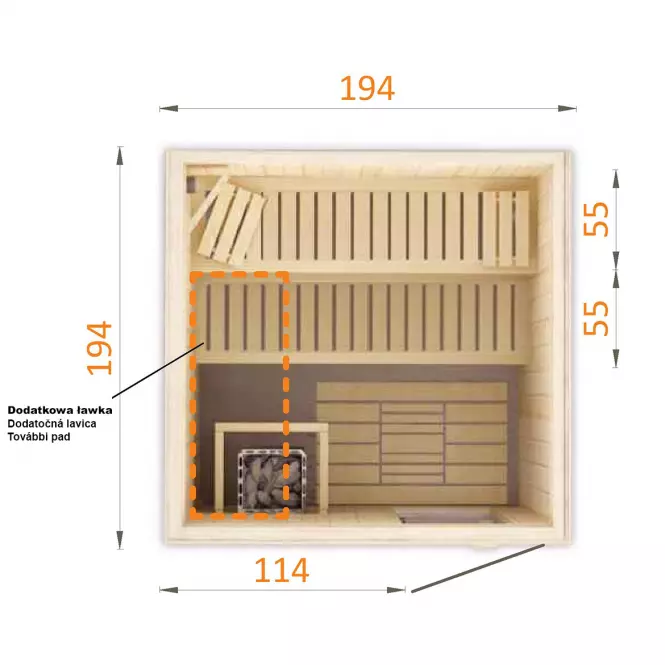 Sauna PERHE 2020