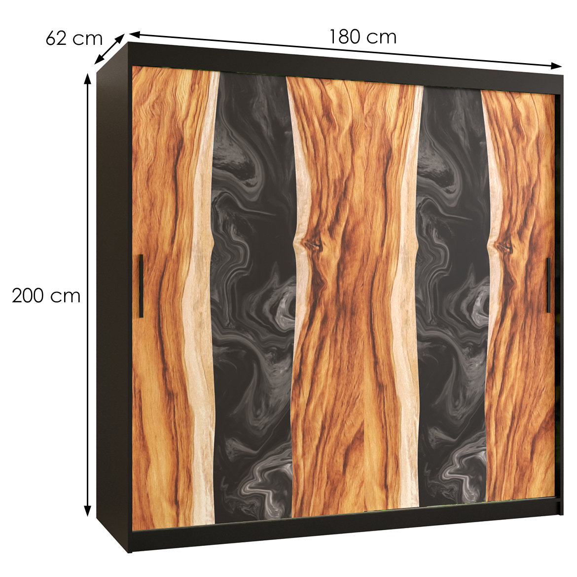 Szafa Resin I 180 Czarny