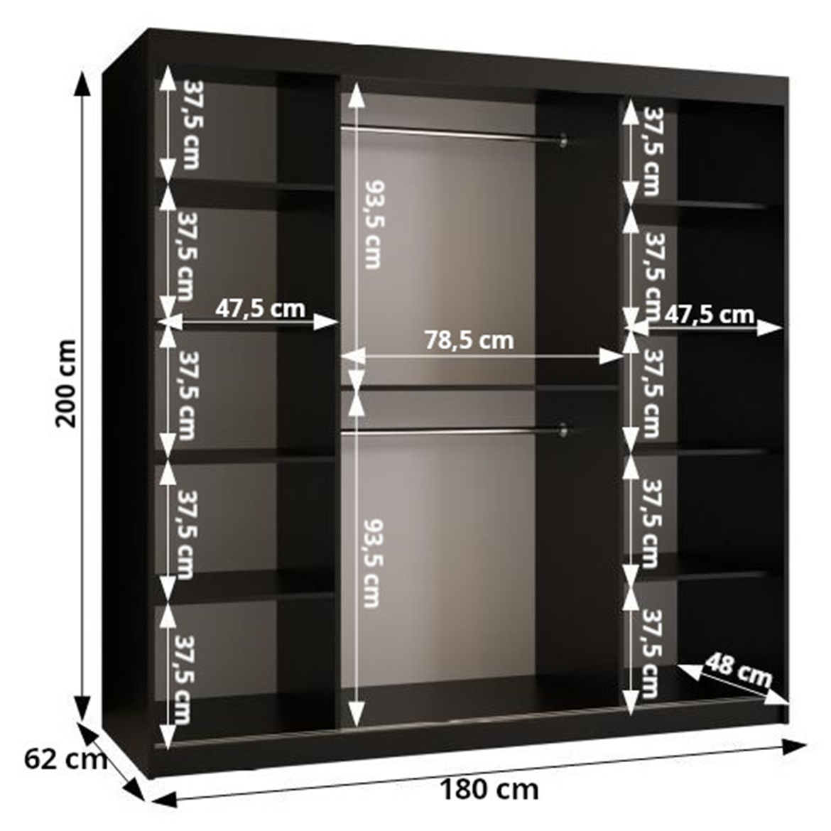 Szafa Resin I 180 Biały