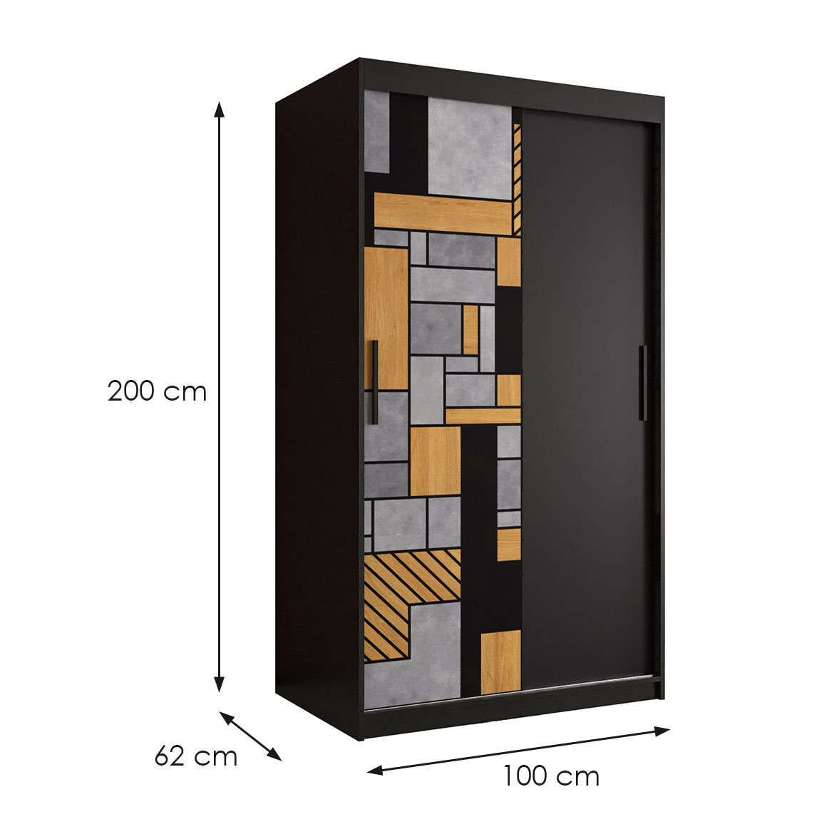 Szafa Walhalla 100 czarny