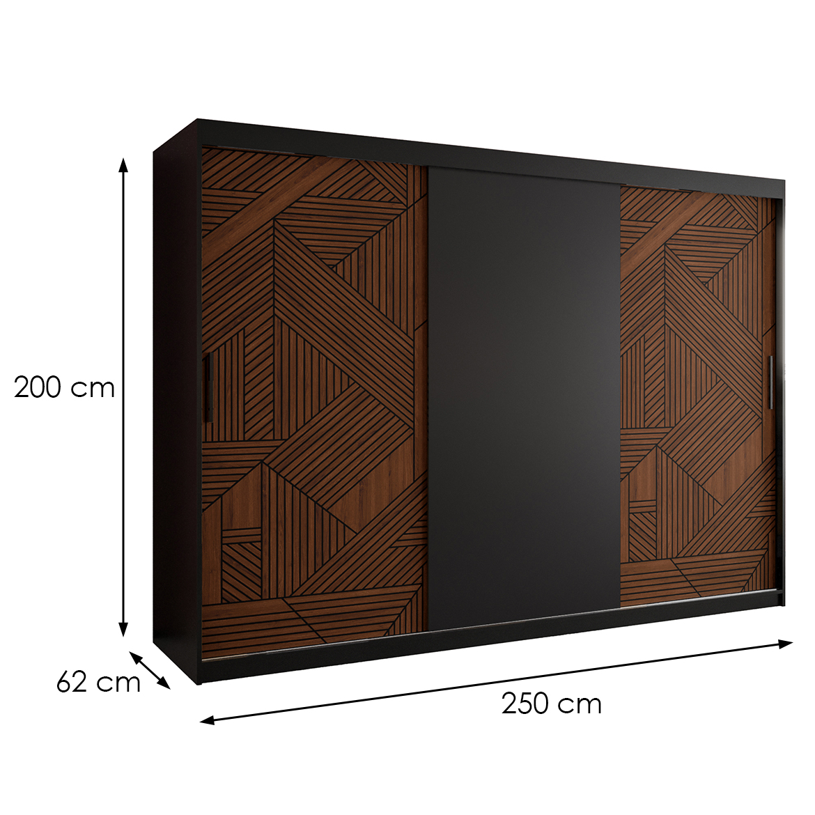 Szafa Malakka 250 czarny
