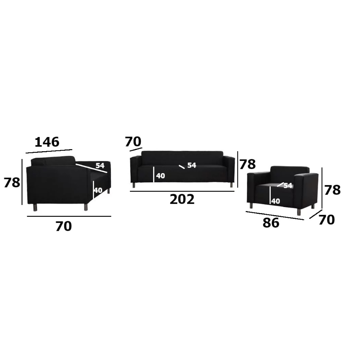 Komplet Hugo 321 Madryt 1100